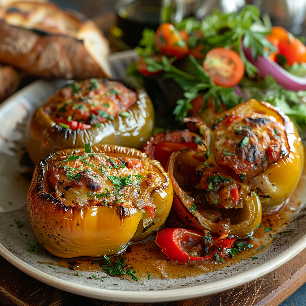 Pimientos Rellenos al Horno