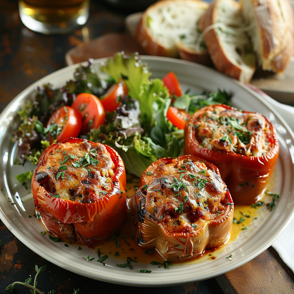 Pimientos Rellenos al Horno