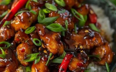 Pollo Thai Caramelizado: Receta Fácil y Deliciosa