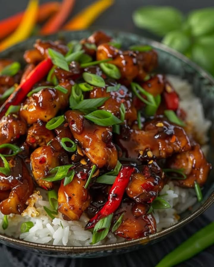 Pollo Thai Caramelizado