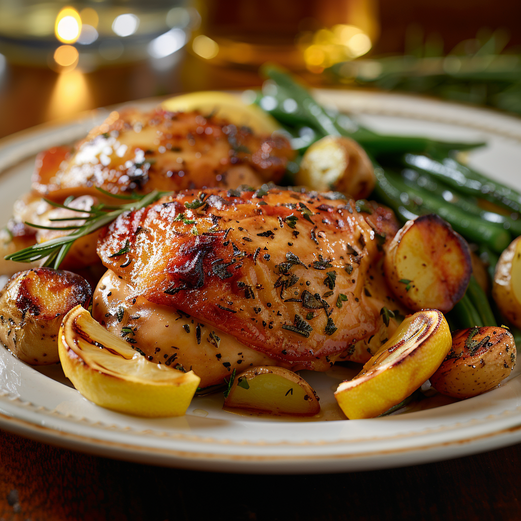 Pollo al Horno con Limón