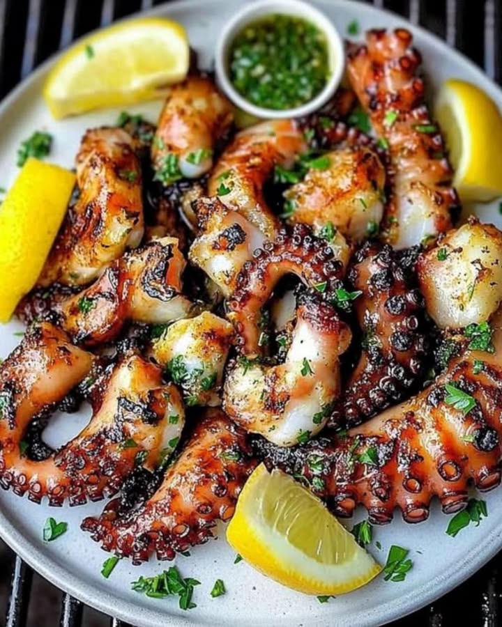 Poulpe a la Parrilla