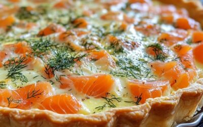 Quiche Salmón Boursin: Receta Fácil y Deliciosa
