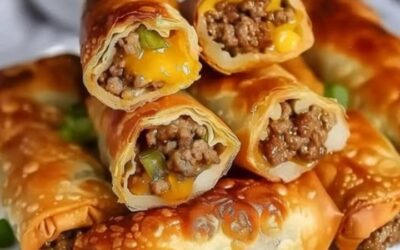Rolls Cheeseburger Crujientes: La Mejor Receta Fácil y Rápida