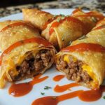 Rouleaux Cheeseburger Crujientes: La Mejor Receta Fácil y Rápida