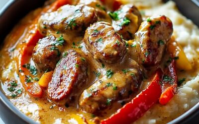 Sausage, Pimientos y Crema: La Mejor Combinación Deliciosa