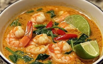 Sopa Thai Camarones Curry: La Mejor Receta Fácil y Rápida