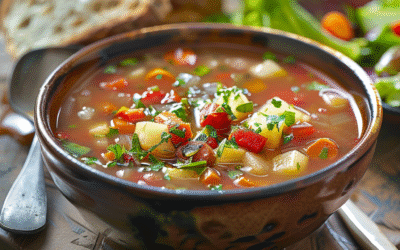 Sopa de verduras casera: Receta fácil y deliciosa para tu día