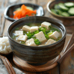 Sopa miso con tofu