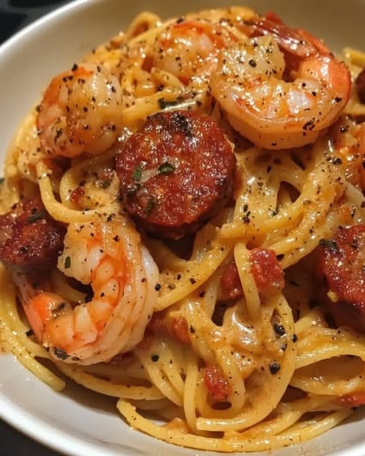 Spaghetti Crema Chorizo