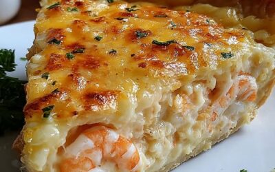 Tarta de Camarones Cajún: Receta Fácil y Deliciosa