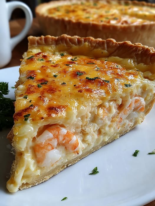 Tarta de Camarones Cajún