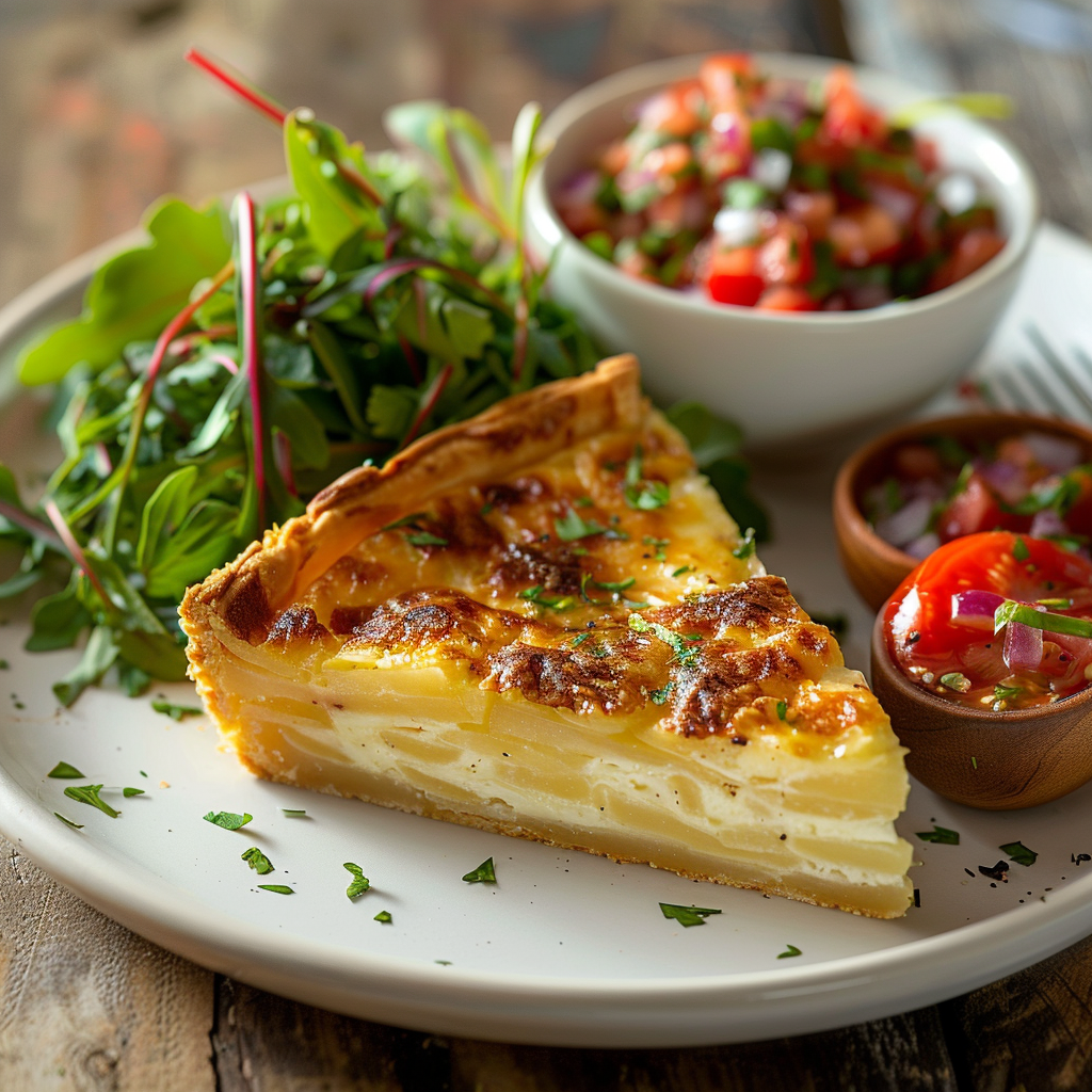 Tarta de Patata y Queso al Horno