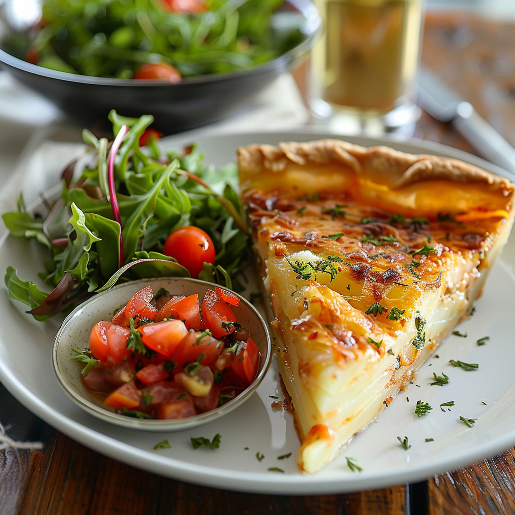 Tarta de Patata y Queso al Horno