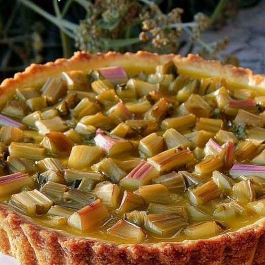 Tarta de Ruibarbo Deliciosa: La Mejor Receta Fácil y Rápida