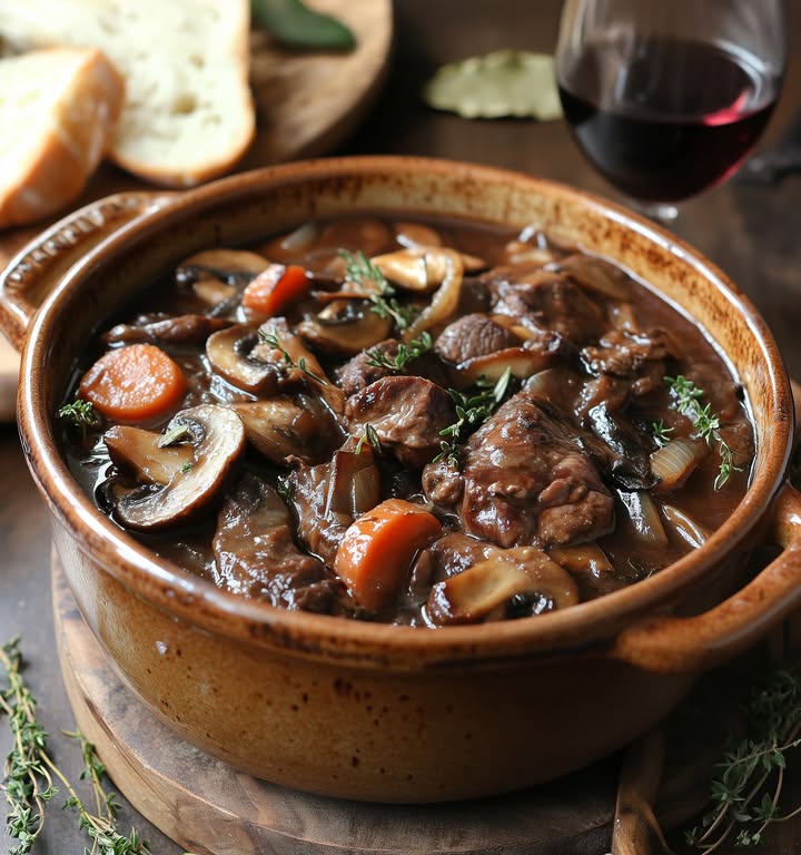 Boeuf Bourguignon Clásico: La Receta Más Sencilla y Deliciosa