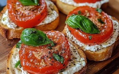 Bruschetta Ricotta Basilico: La Mejor Receta Fácil y Rápida