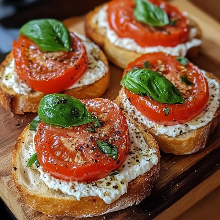 Bruschetta Ricotta Basilico: La Mejor Receta Fácil y Rápida
