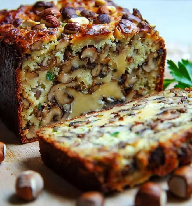 Cake Champiñones Comté: Receta Fácil y Deliciosa