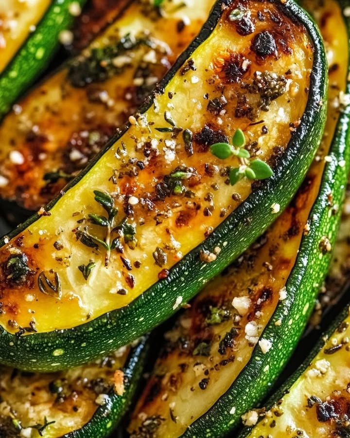 Calabacines al parmesano