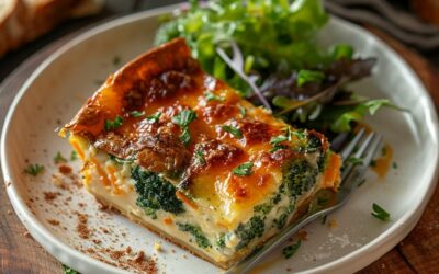 Clafoutis de brócoli y cheddar: irresistible y fácil