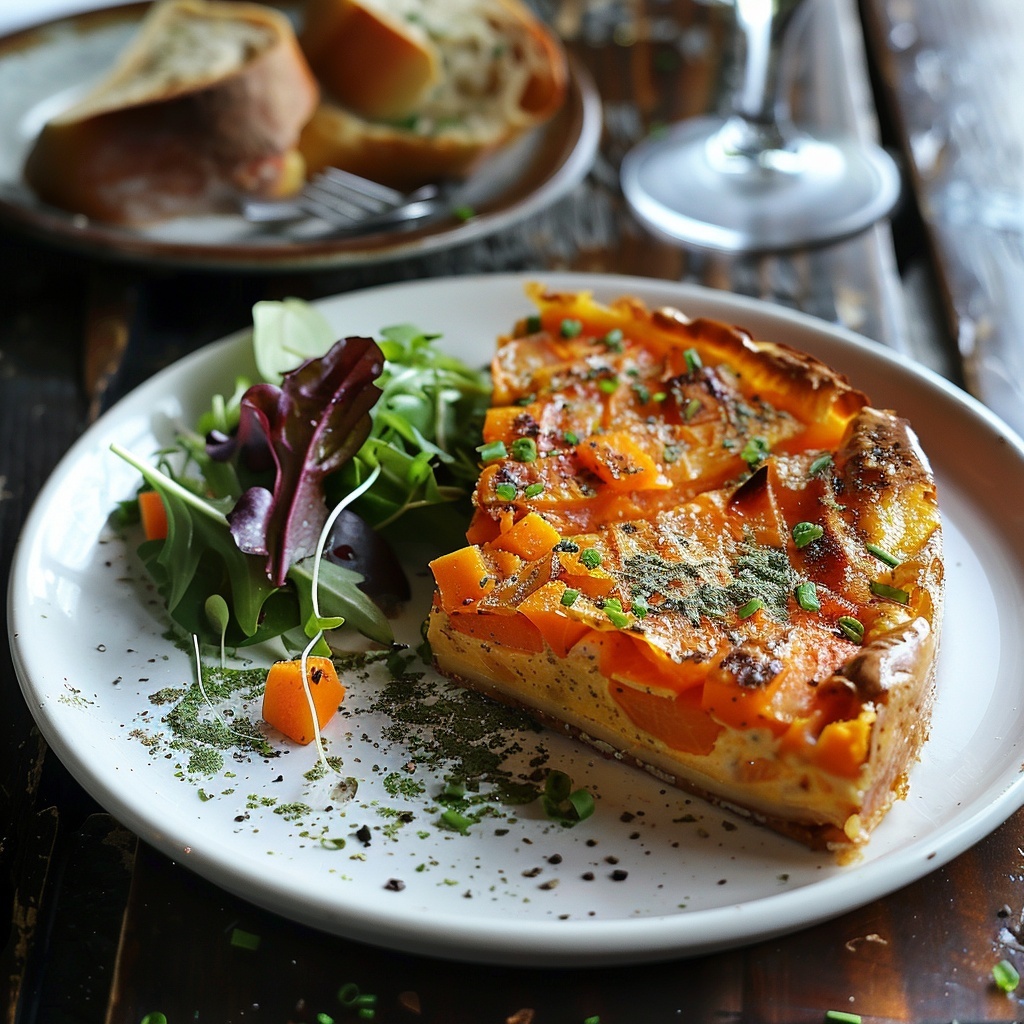 Clafoutis de zanahoria y comino