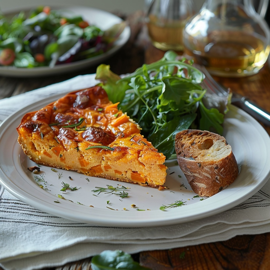 Clafoutis de zanahoria y comino