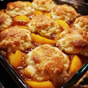 Cobbler Durazno Clásico: Receta Fácil y Deliciosa