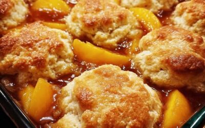 Cobbler Durazno Clásico: Receta Fácil y Deliciosa