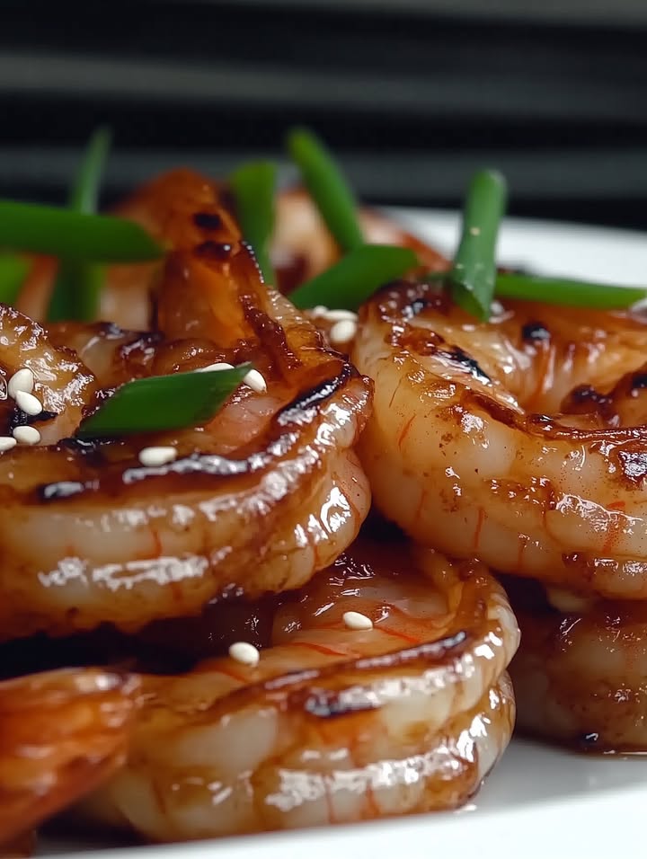 Crevettes caramelizadas sésamo: Receta fácil y deliciosa