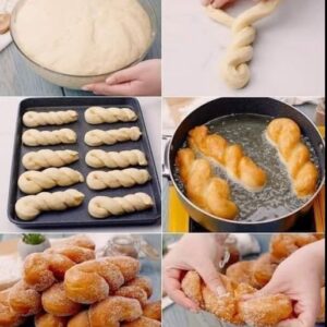 Donuts Trenzados Fáciles y Deliciosos: Receta Irresistible
