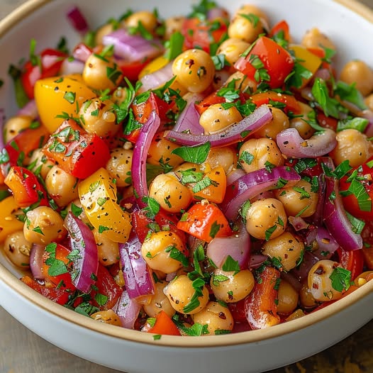 Ensalada Garbanzos Mediterránea