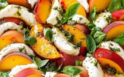 Ensalada Melocotón Mozzarella: Receta Fácil y Deliciosa