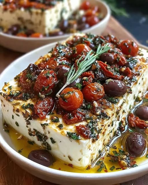 Feta Asada Mediterránea: La Receta Más Deliciosa y Fácil de Preparar