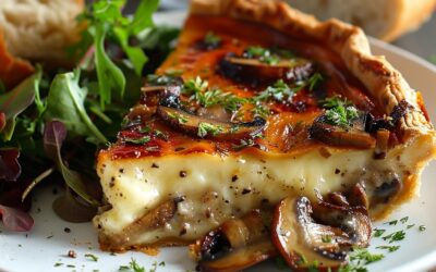 Flan salado de champiñones y queso: ¡Receta irresistible!