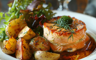 Flan salado de salmón y eneldo: Receta irresistible para sorprender