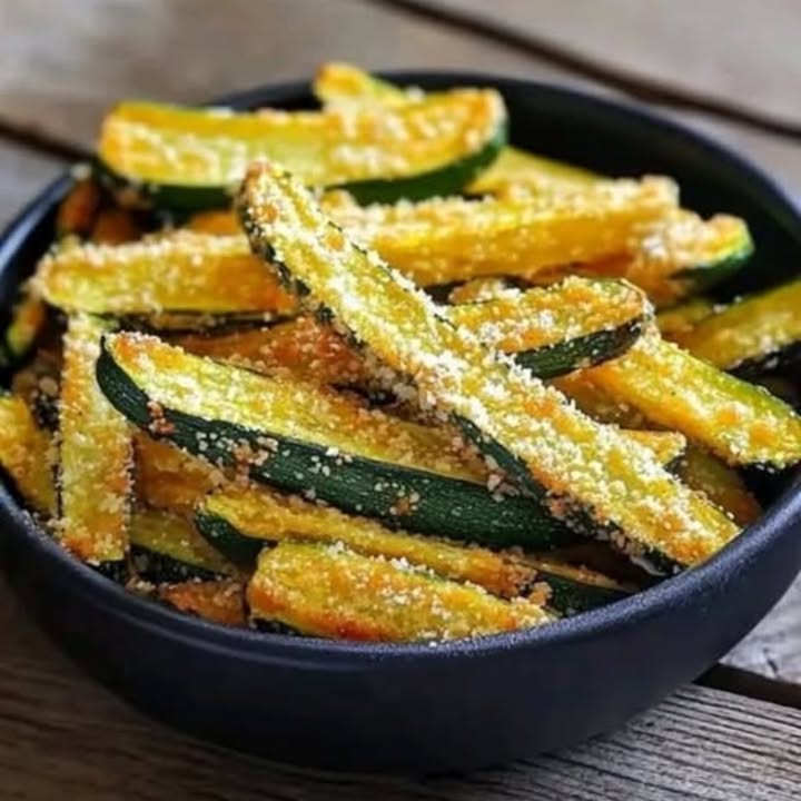 Frites Courgettes Parmesano: Receta Fácil y Deliciosa