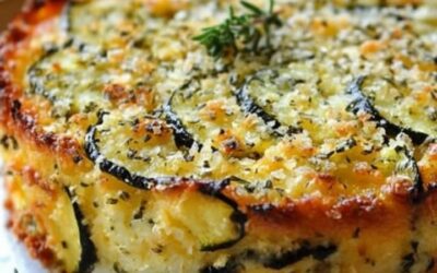 Gâteau Salé Zucchini Parmesan: Receta Fácil y Deliciosa