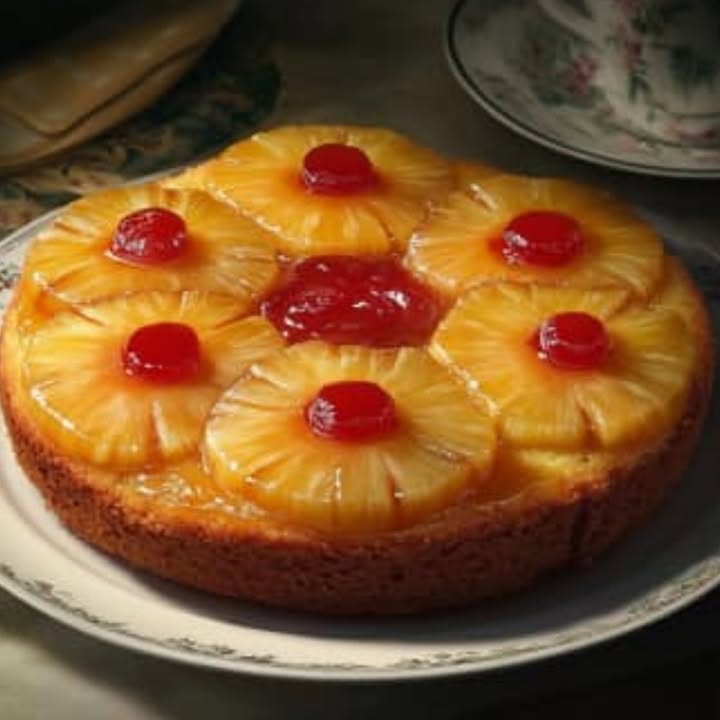 Gâteau de Ananá Invertido: Receta Facile y Deliciosa