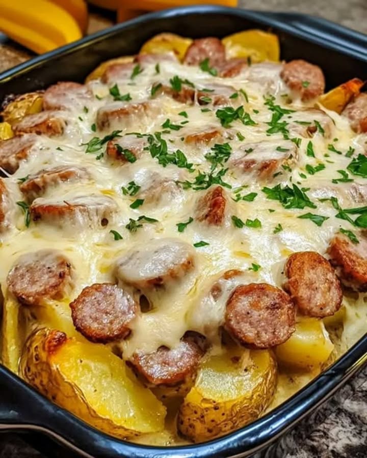 Gratin Suculento de Salsicha: Receta Fácil y Deliciosa