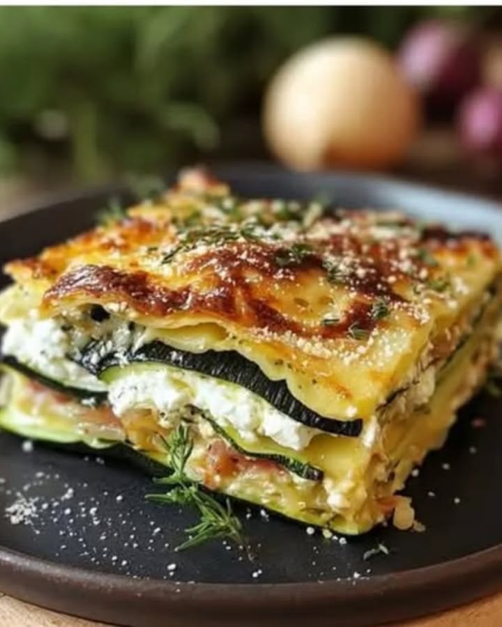Lasagne Zucchini Feta