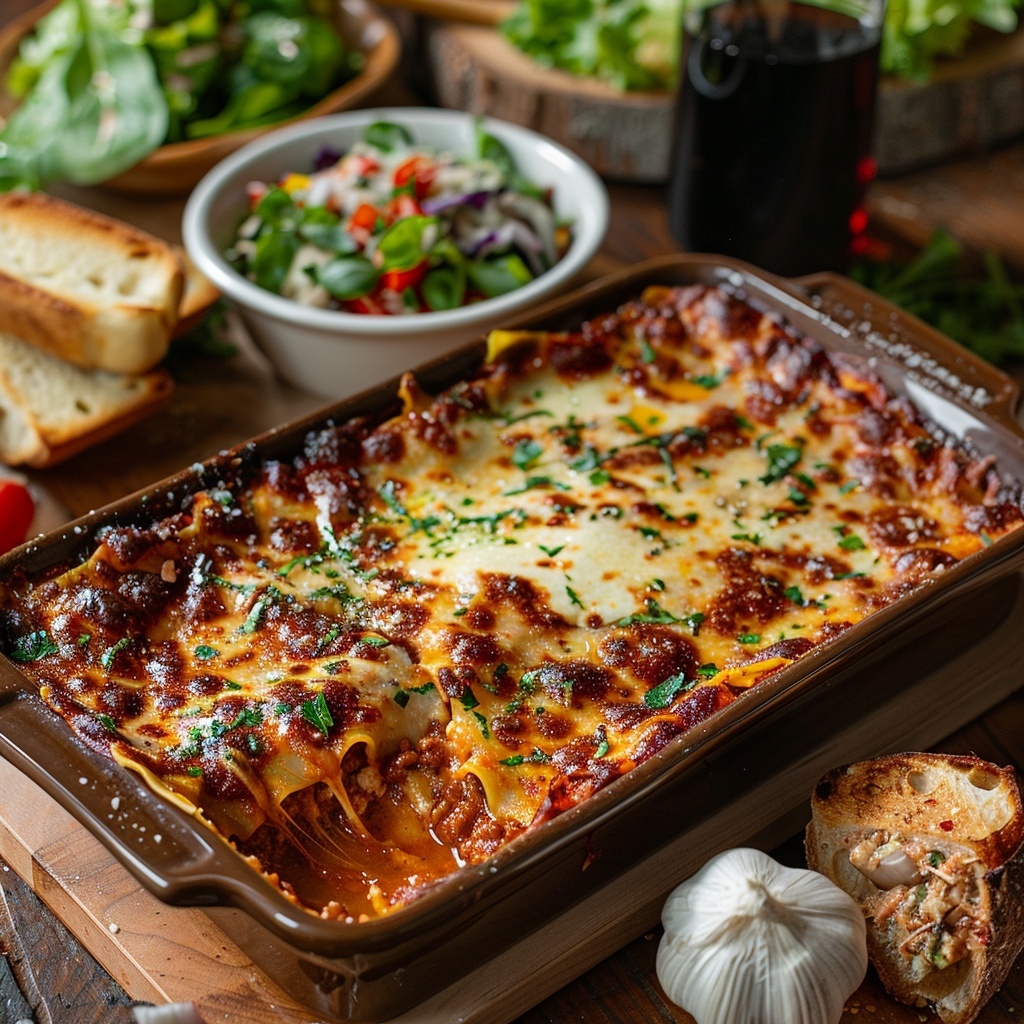 Lasaña boloñesa casera