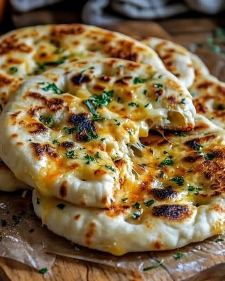 Naans de Queso: La Receta Más Fácil y Deliciosa