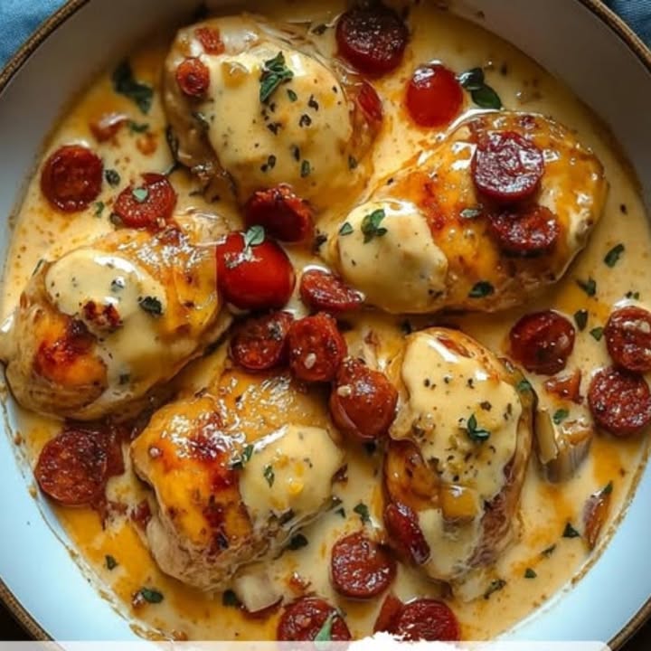 Pollo Chorizo Crema: La Mejor Receta Fácil y Deliciosa
