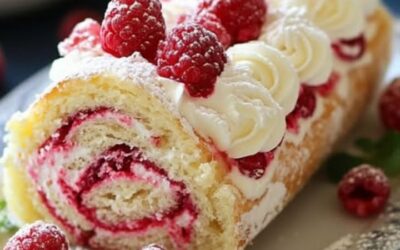 Rollo de Frambuesa Delicioso: La Receta Más Fácil y Irresistible