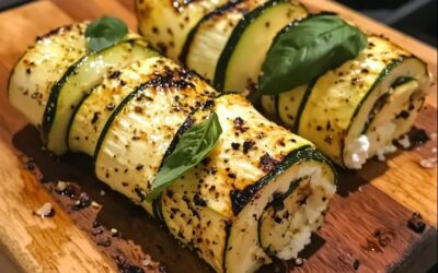 Roulés de calabacín fresco: Receta fácil y deliciosa