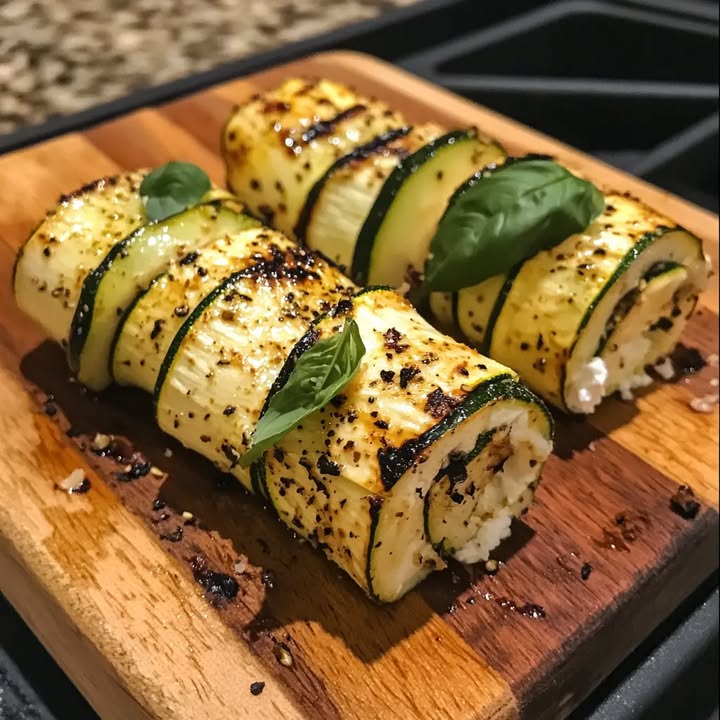 Roulés de calabacín fresco: Receta fácil y deliciosa