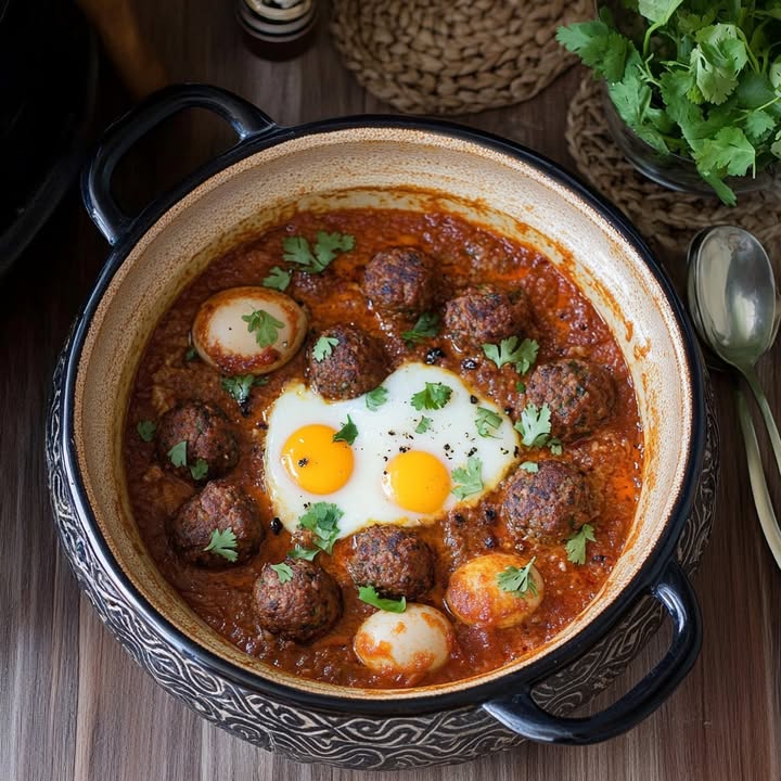 Tajine Kefta Huevos: Receta Facile y Deliciosa