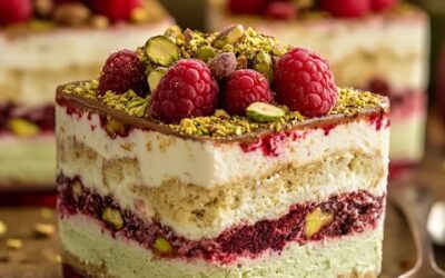 Tiramisu Frambuesa Pistacho: Receta Fácil y Deliciosa