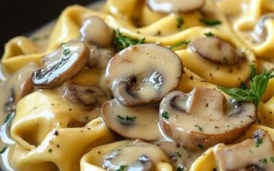 Tortellini Crema Champiñones: Receta Fácil y Deliciosa